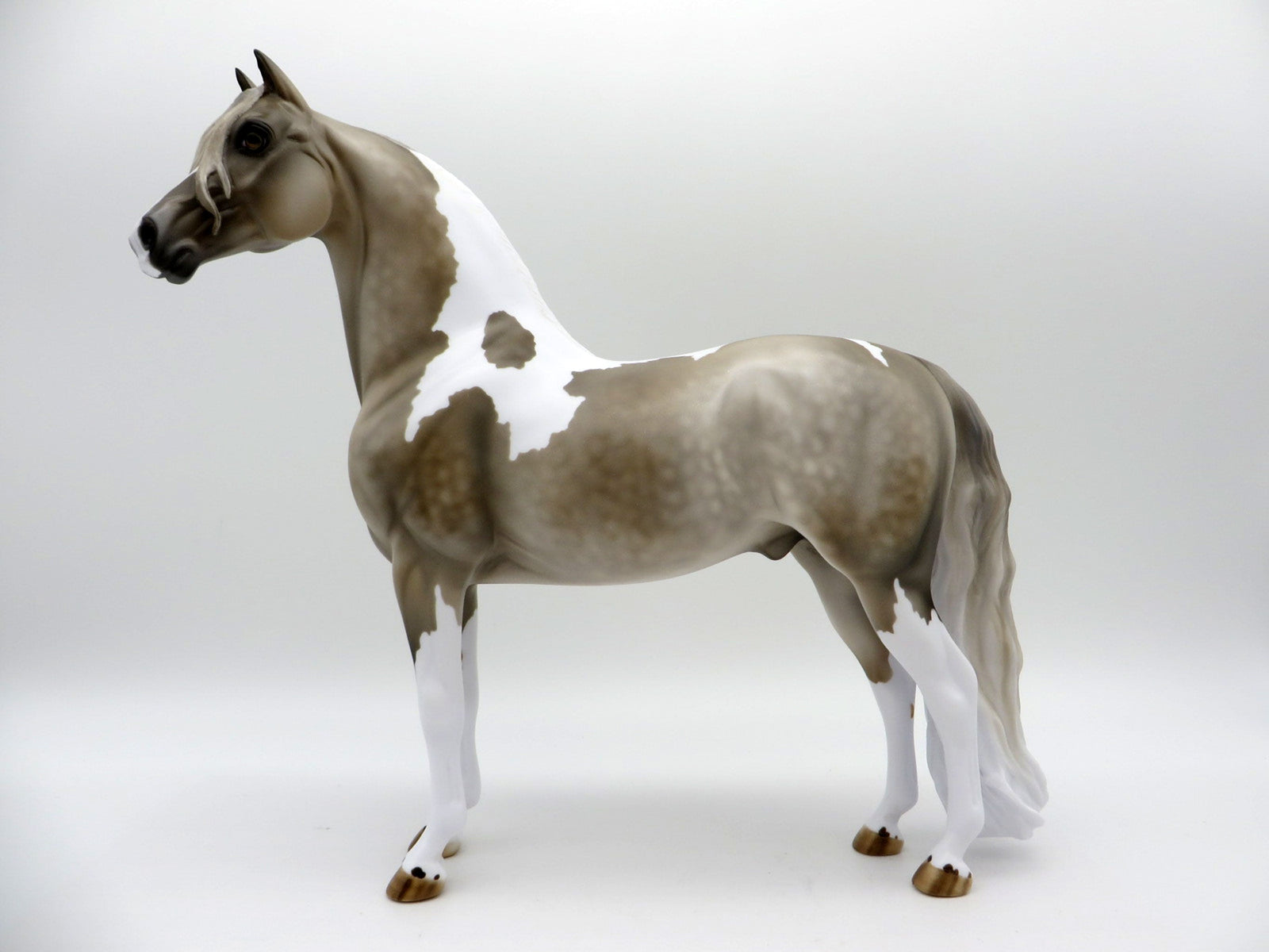 Ringley-OOAK Dapple Grey Tobiano Morgan Painted By Julie Keim EQ 21
