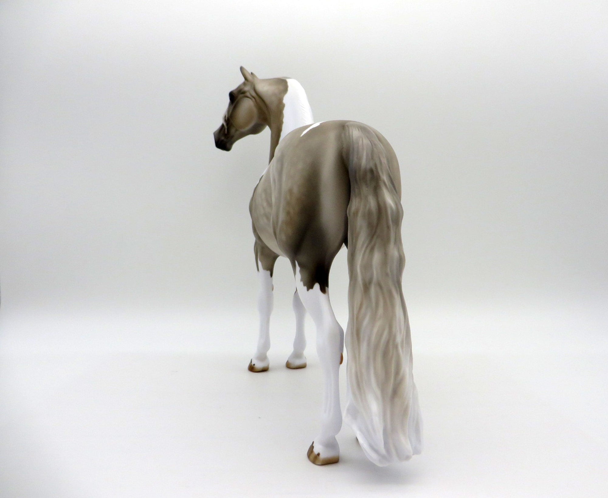 Ringley-OOAK Dapple Grey Tobiano Morgan Painted By Julie Keim EQ 21