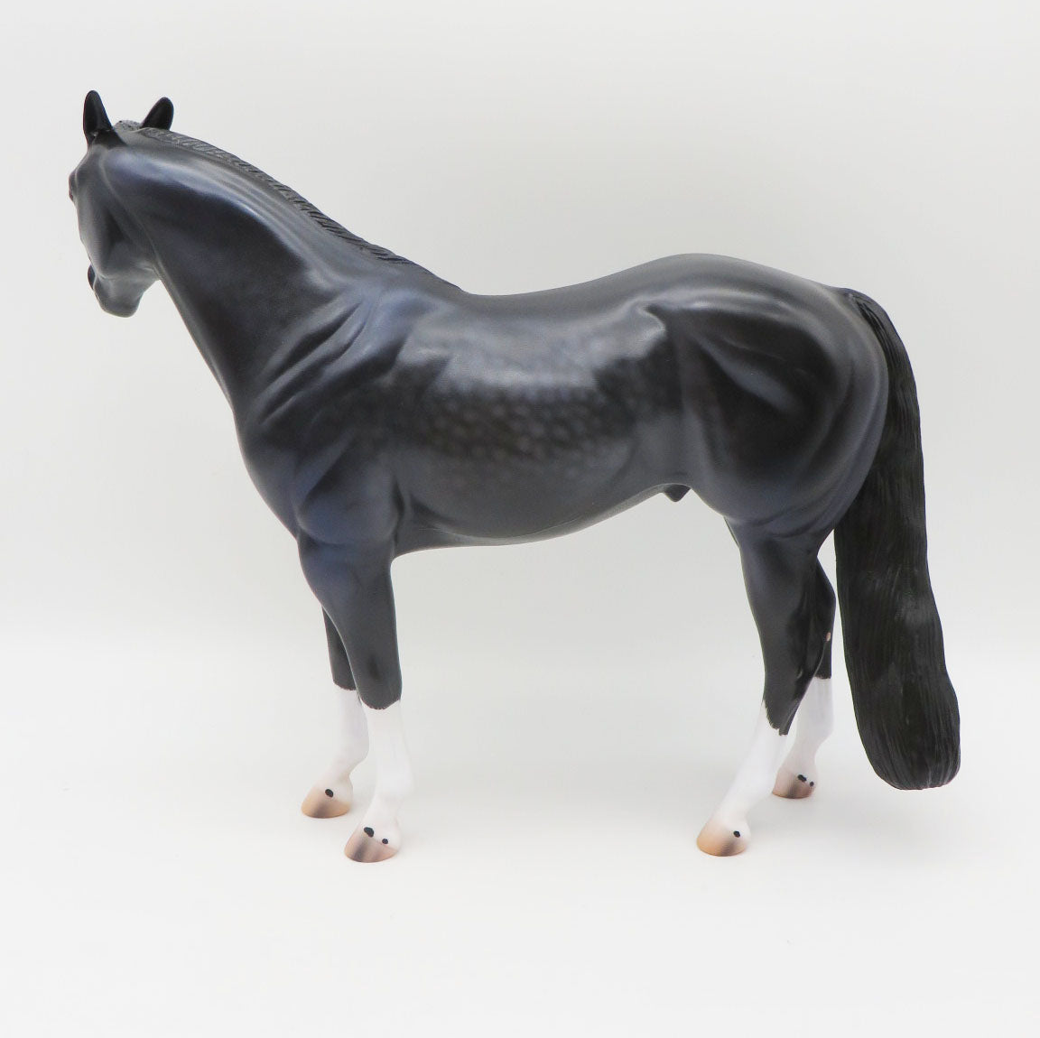 Ringo - OOAK - Dapple Black Ideal Stock Horse By Caroline Boydston BEST OFFER 11/07/22