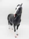 Ringo - OOAK - Dapple Black Ideal Stock Horse By Caroline Boydston BEST OFFER 11/07/22