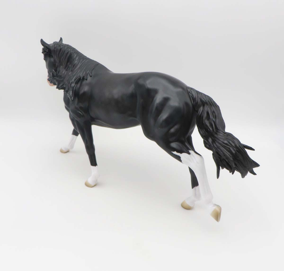 Rip LE 15 Customized Dappled Black Running Stock Horse By Angela Marleau SHCF23