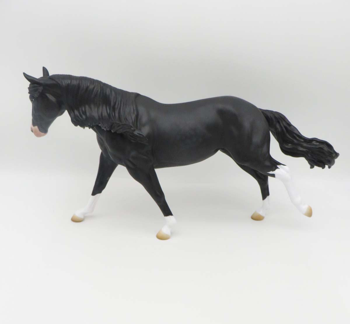 Rip LE 10 Dappled Black Running Stock Horse By Angela Marleau SHCF23