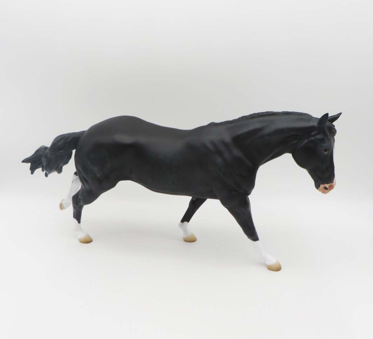 Rip LE 10 Dappled Black Running Stock Horse By Angela Marleau SHCF23