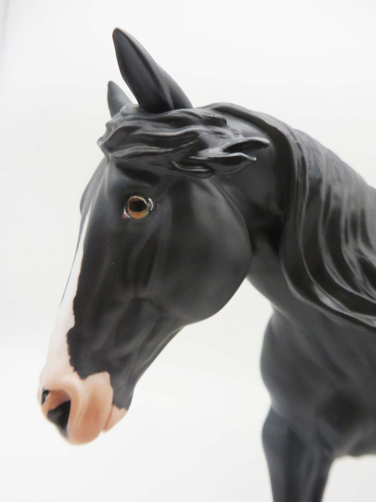 Rip LE 10 Dappled Black Running Stock Horse By Angela Marleau SHCF23