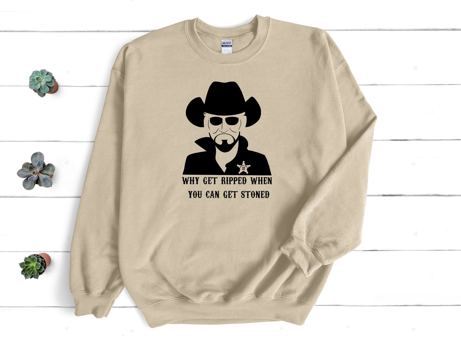 Ready to Ship The Peter Stone Horse Company Tan Sweatshirt  Medium