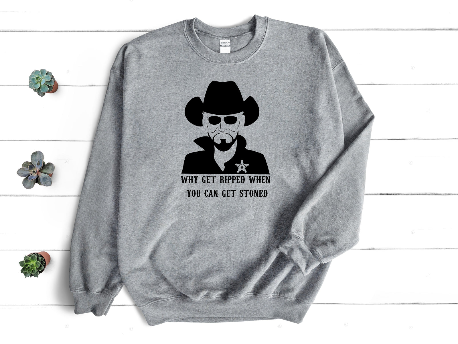 Ready to Ship The Peter Stone Horse Company Sport Grey Sweatshirt Medium