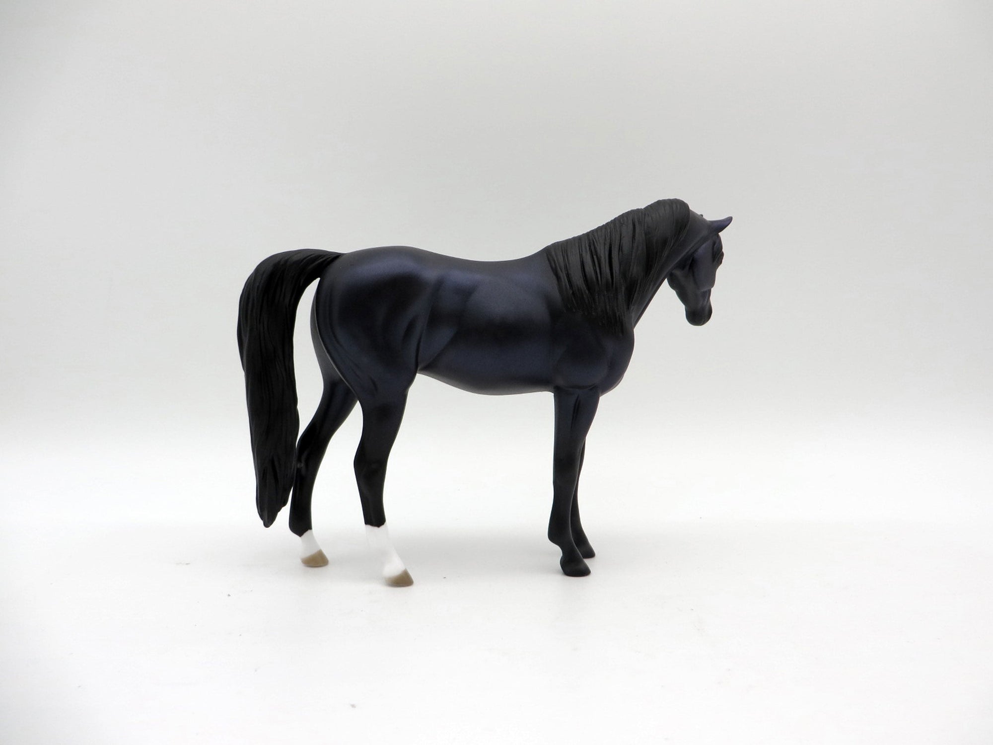 Rivka-OOAK Deco Arabian Mare Pebbles Painted by Ellen Robbins  EQ 21