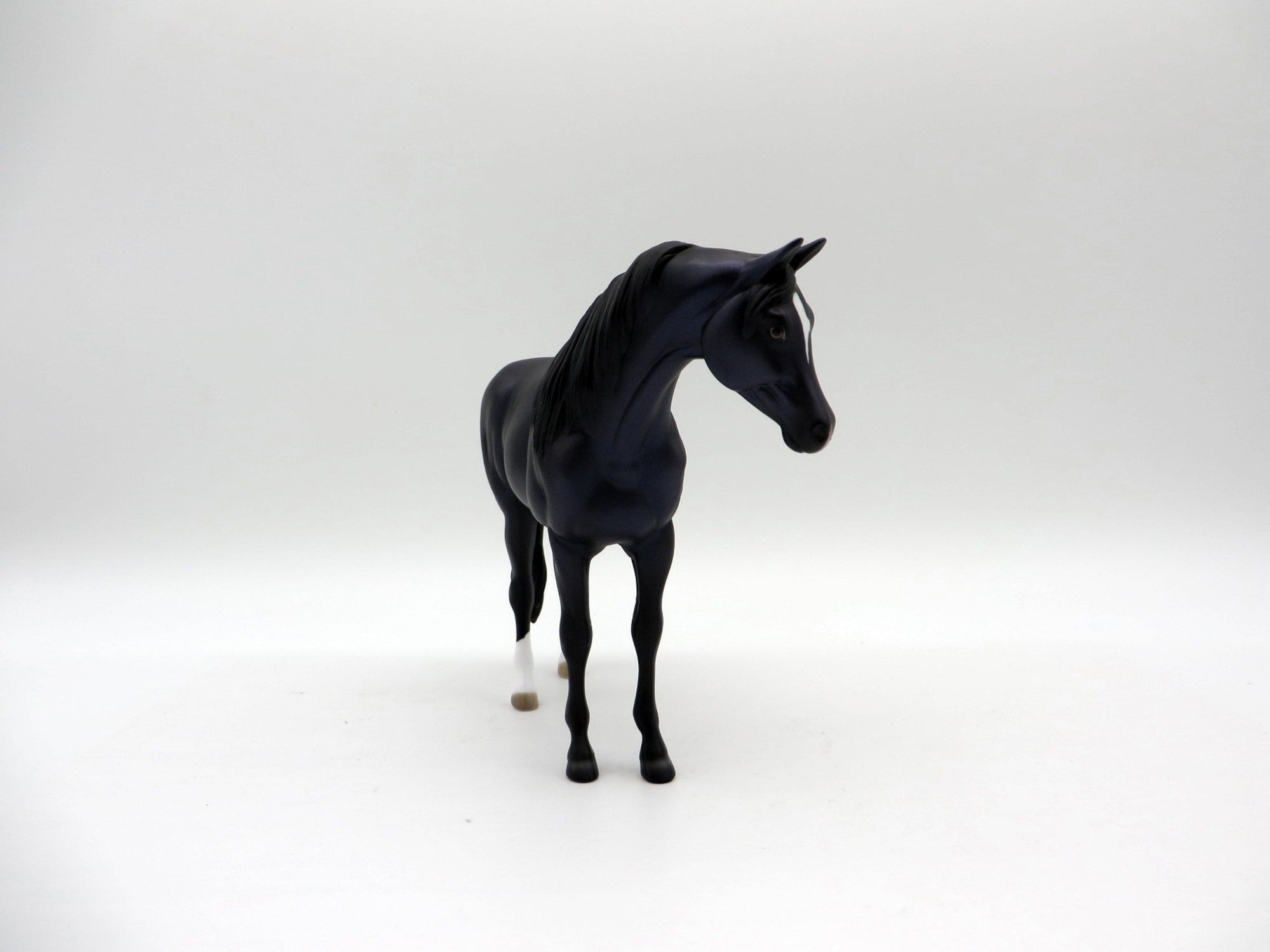 Rivka-OOAK Deco Arabian Mare Pebbles Painted by Ellen Robbins  EQ 21