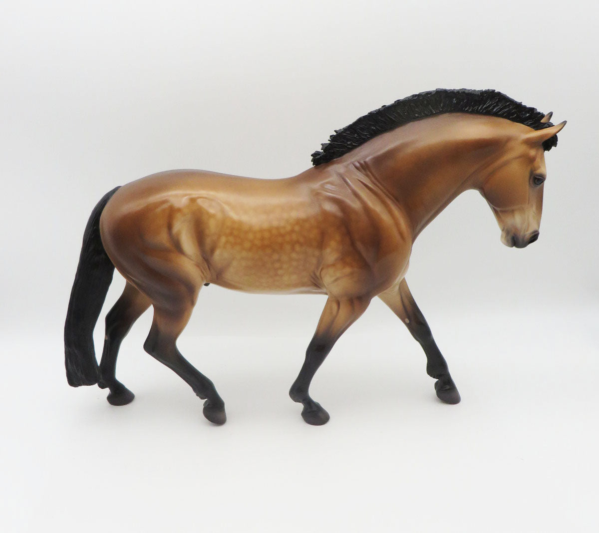 Roach - OOAK Dapple Buckskin Irish Draft By Caroline Boydston 11/21/22