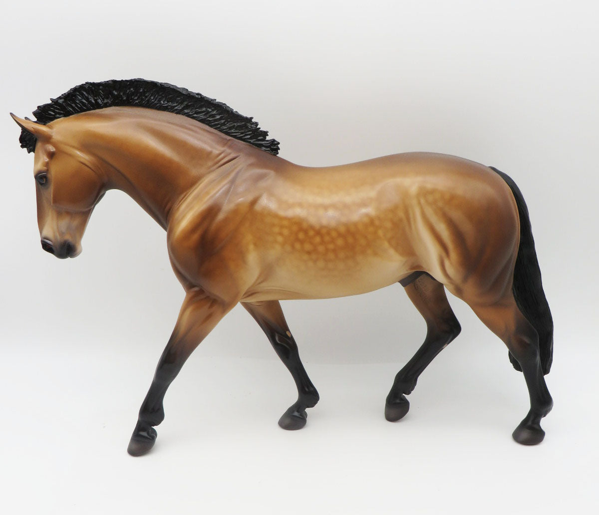 Roach - OOAK Dapple Buckskin Irish Draft By Caroline Boydston 11/21/22