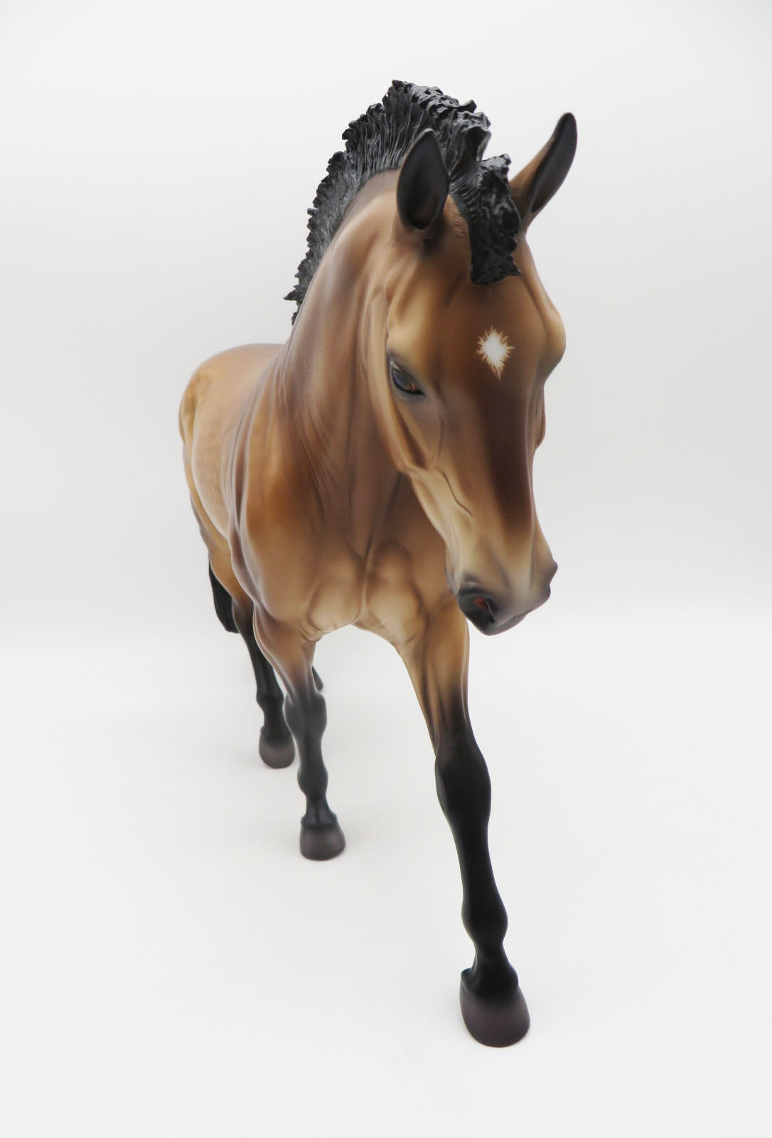 Roach - OOAK Dapple Buckskin Irish Draft By Caroline Boydston 11/21/22