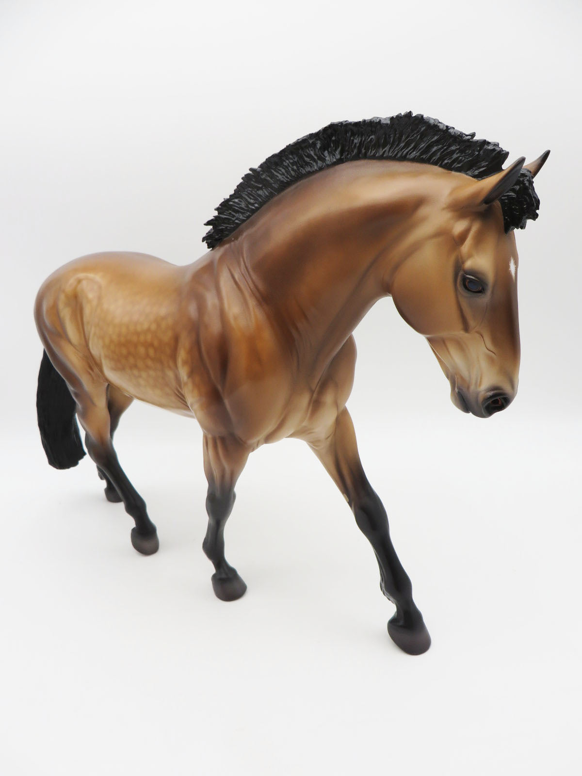 Roach - OOAK Dapple Buckskin Irish Draft By Caroline Boydston 11/21/22