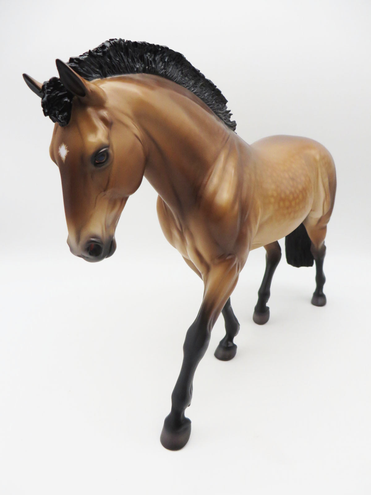 Roach - OOAK Dapple Buckskin Irish Draft By Caroline Boydston 11/21/22