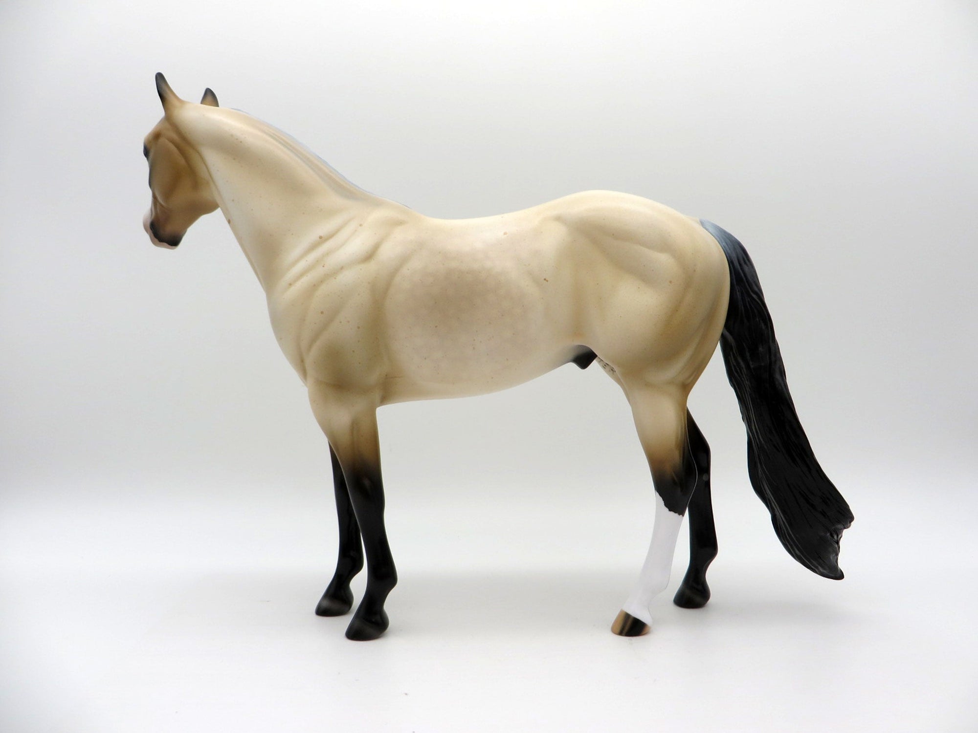Roanie-OOAK Bay Roan ISH Painted By Audrey Dixon EQ 21