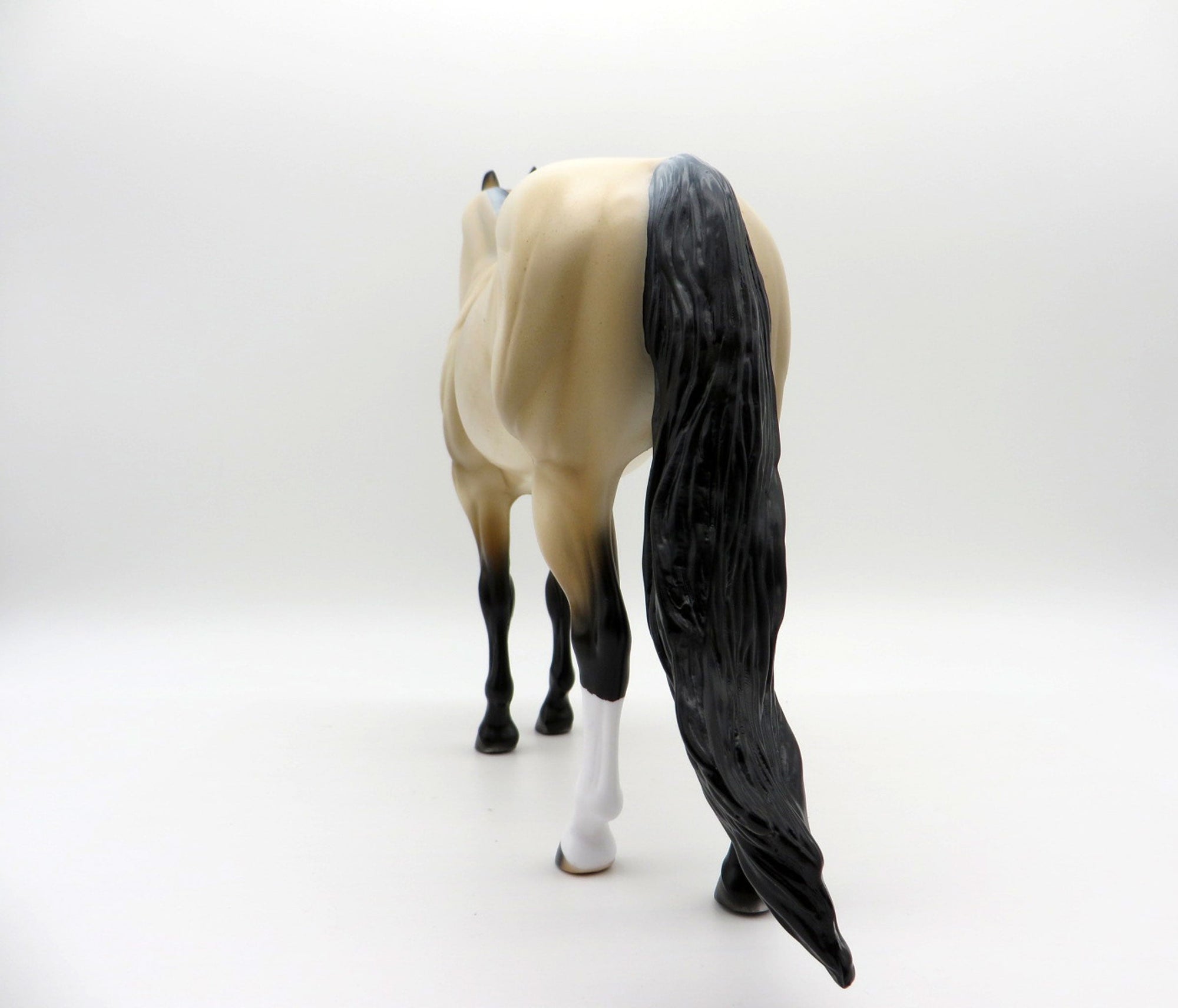 Roanie-OOAK Bay Roan ISH Painted By Audrey Dixon EQ 21