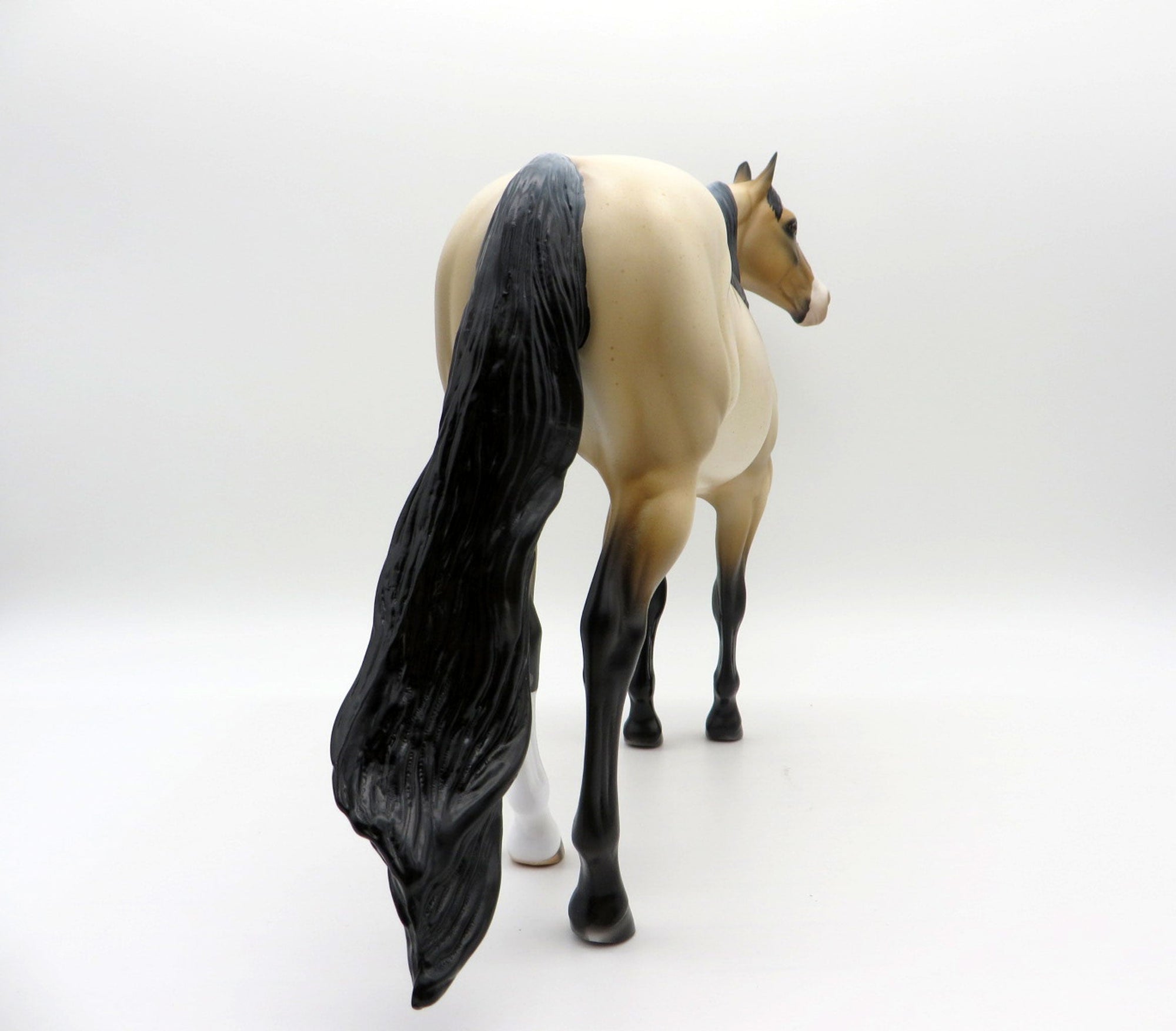 Roanie-OOAK Bay Roan ISH Painted By Audrey Dixon EQ 21