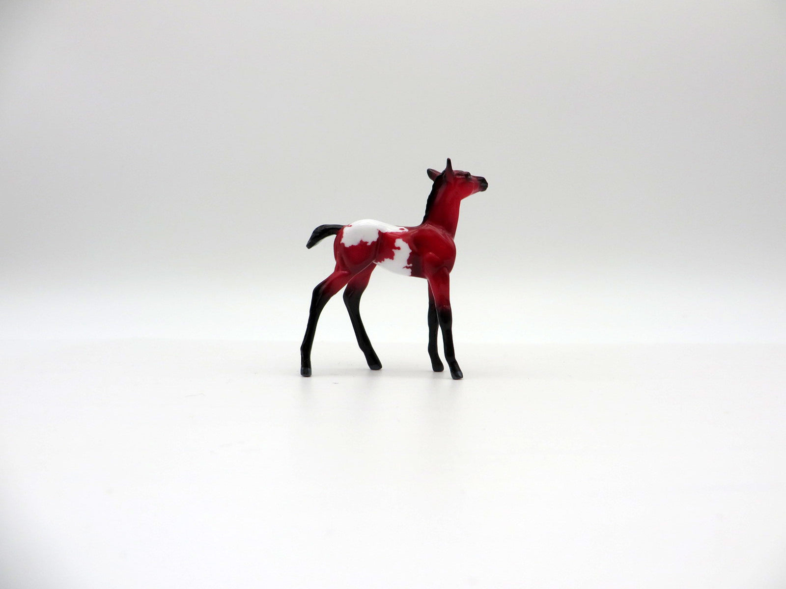 Rojo-Foal-OOAK Chip Precious Stone Painted By Ellen Robbins EQ 2021