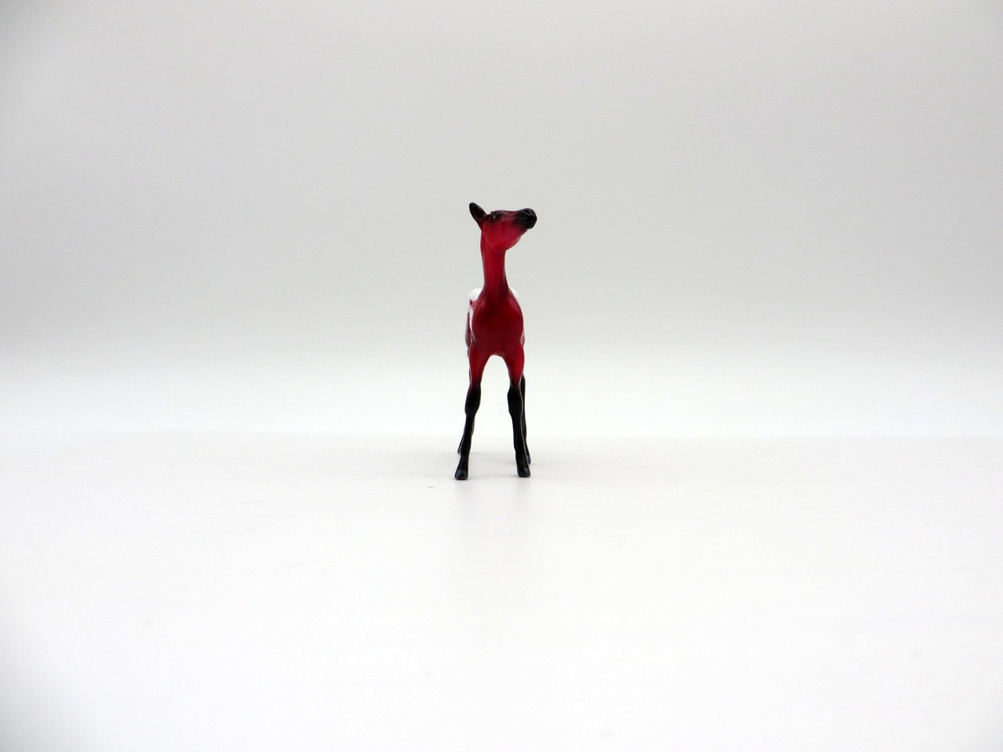 Rojo-Foal-OOAK Chip Precious Stone Painted By Ellen Robbins EQ 2021