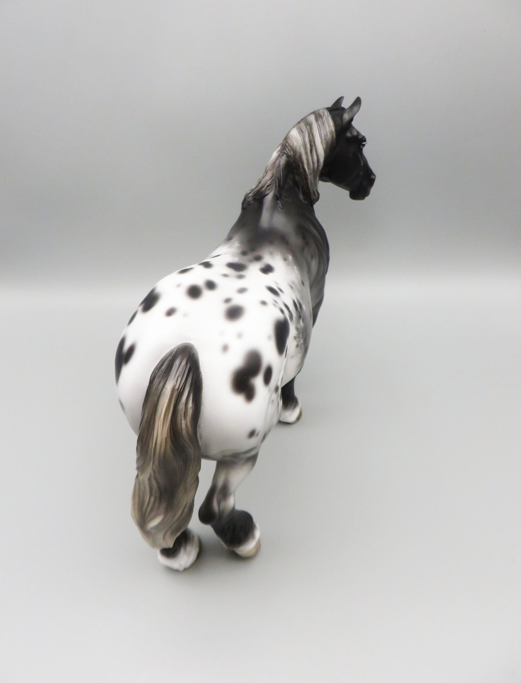 Rom - OOAK - Sugarbush Black Appaloosa Heavy Draft By Jess Hamill - Best Offer 5/30/23