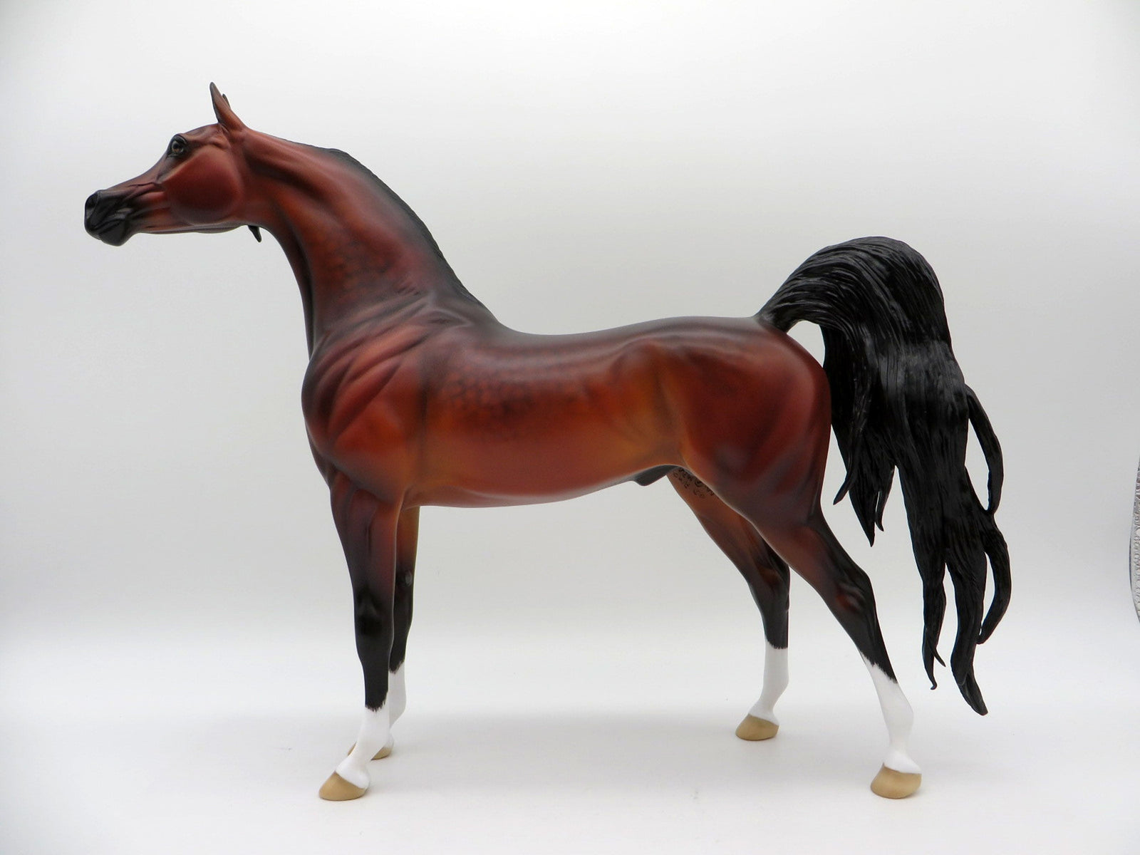 Rowling-OOAK Dapple Bay Arabian Painted By Carrie Keller  EQ 21
