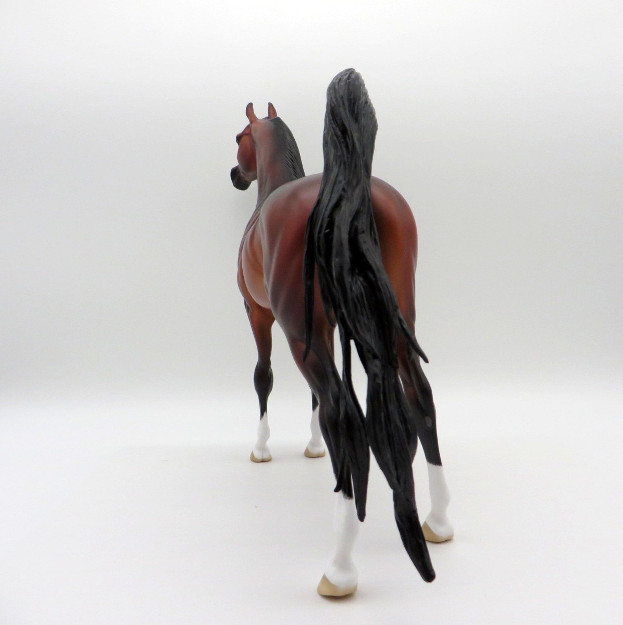 Rowling-OOAK Dapple Bay Arabian Painted By Carrie Keller  EQ 21