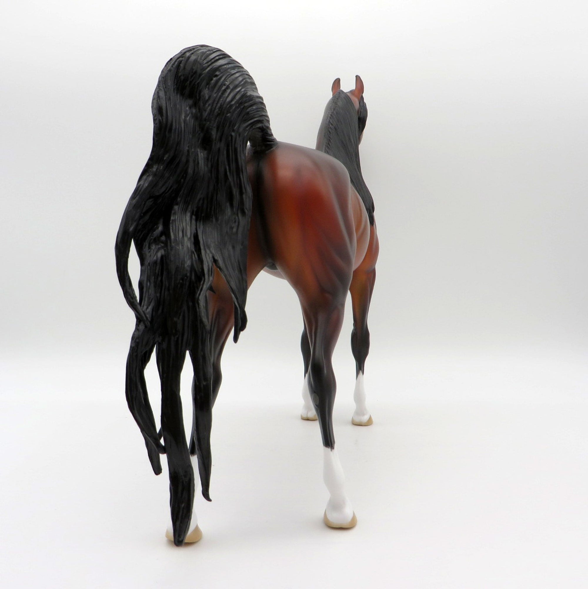 Rowling-OOAK Dapple Bay Arabian Painted By Carrie Keller  EQ 21