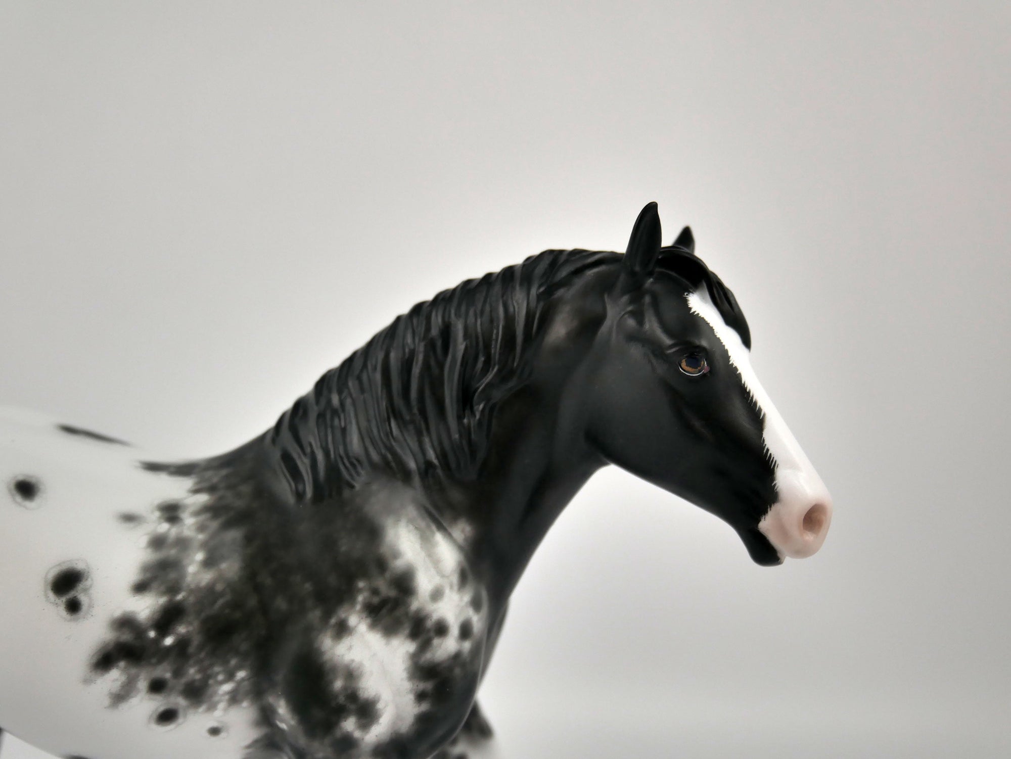 Rum Pa Rum Rum-OOAK Black Appaloosa Pebbles Drafter By Sheryl Leisure 2/15/20