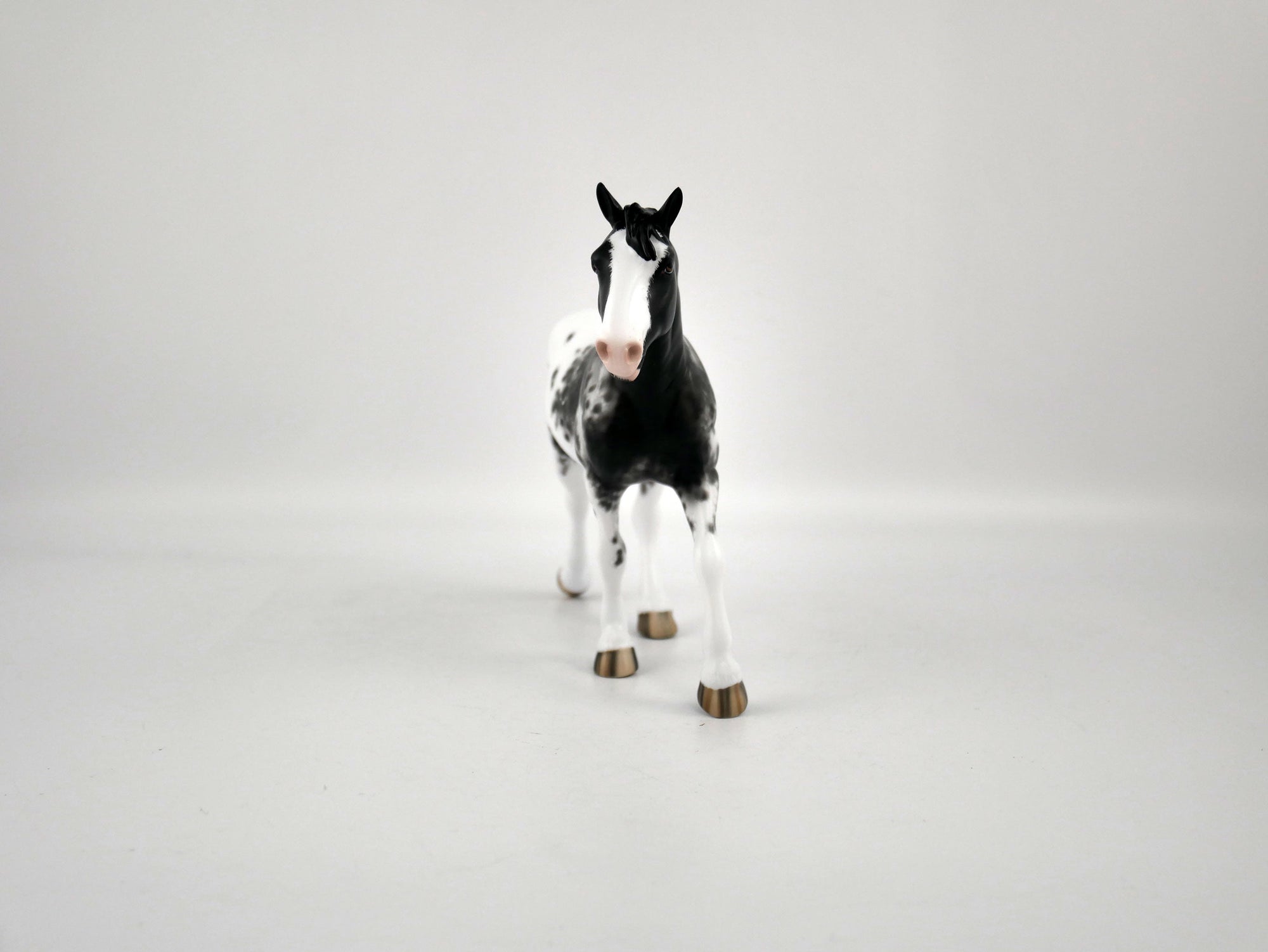 Rum Pa Rum Rum-OOAK Black Appaloosa Pebbles Drafter By Sheryl Leisure 2/15/20