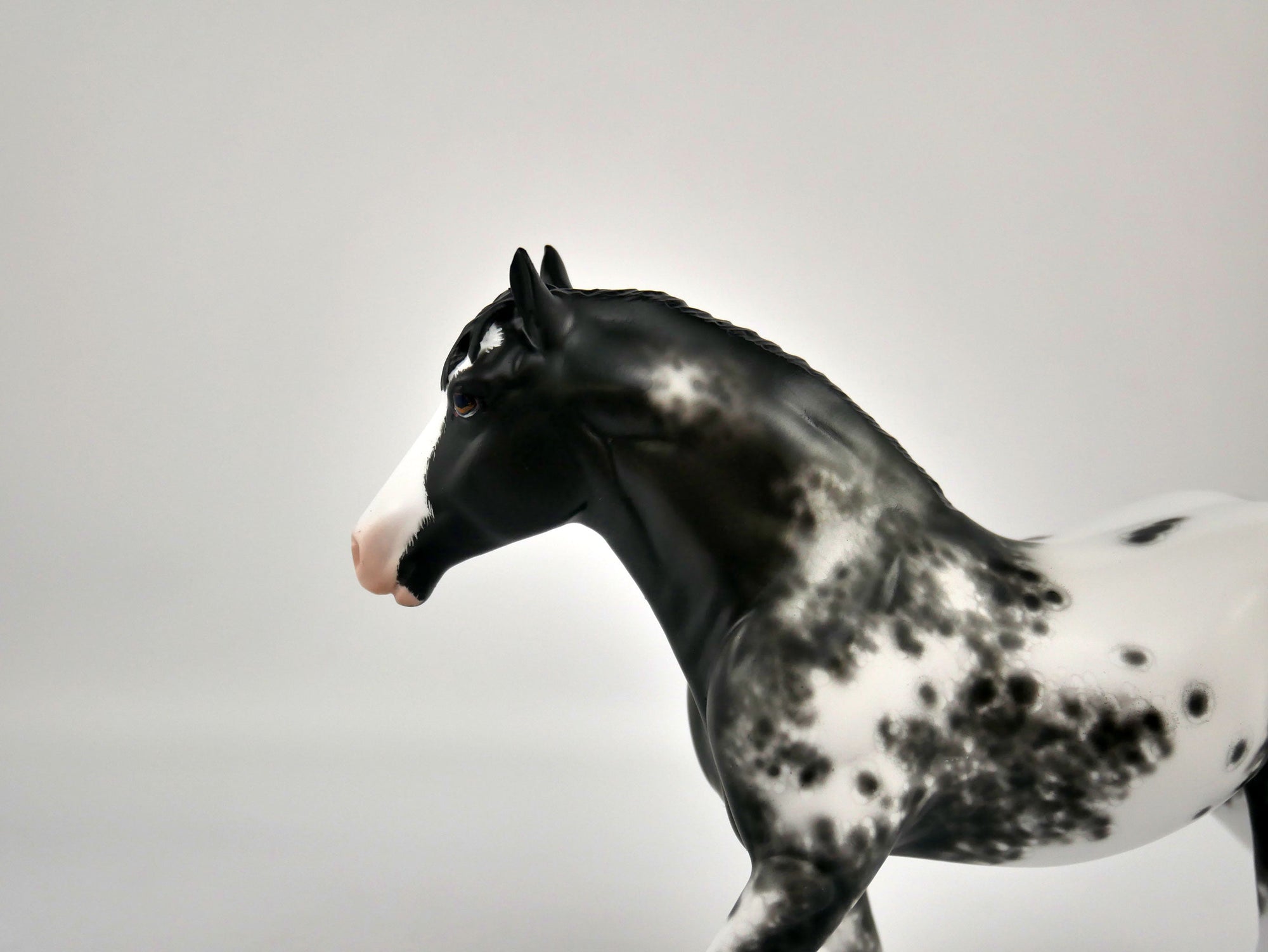 Rum Pa Rum Rum-OOAK Black Appaloosa Pebbles Drafter By Sheryl Leisure 2/15/20