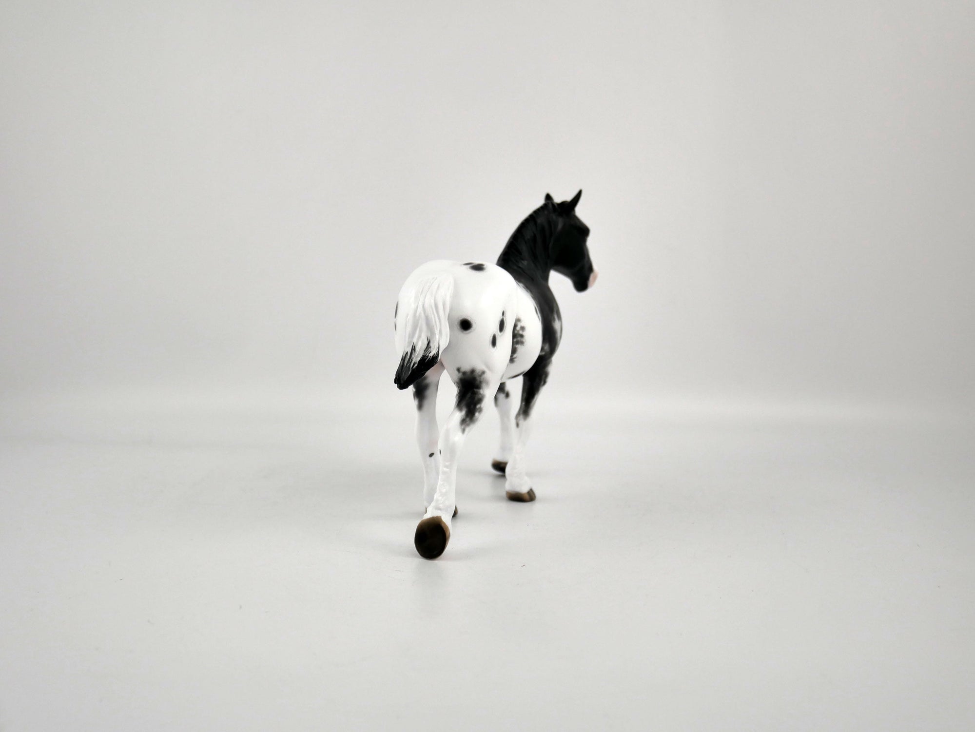 Rum Pa Rum Rum-OOAK Black Appaloosa Pebbles Drafter By Sheryl Leisure 2/15/20