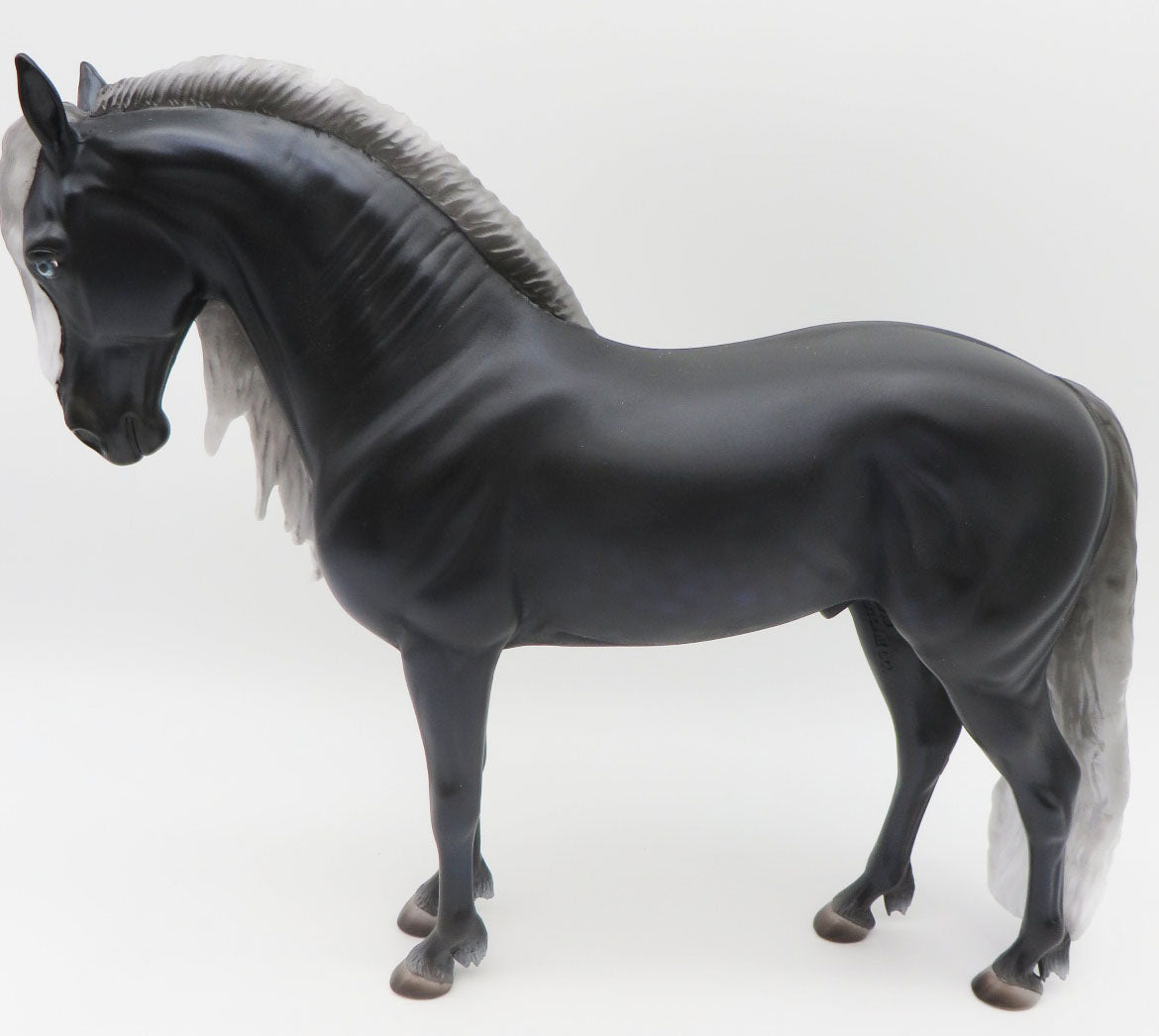 Shadow - LE 30 Dapple Black Andalusian By Ashley Palmer MM22