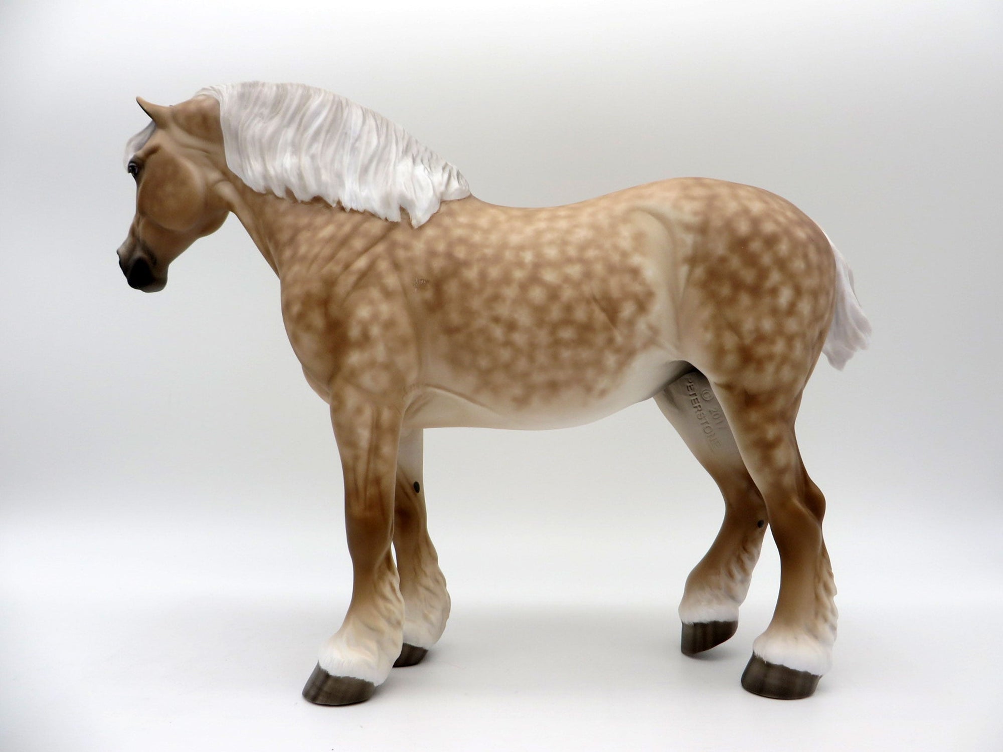 Salty Carmel-OOAK Salted Chestnut Heavy Draft Painted By Sheryl Leisure 6/14/21