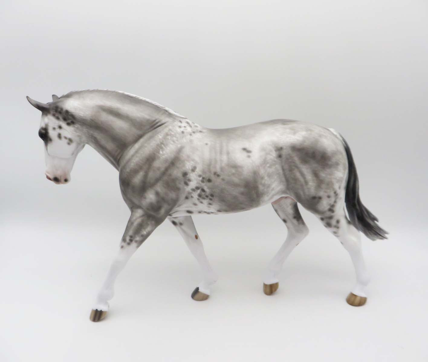 Santa Cruz - OOAK - Black Rabicano Irish Draught By Sheryl Leisure - Best Offer 4/17/23