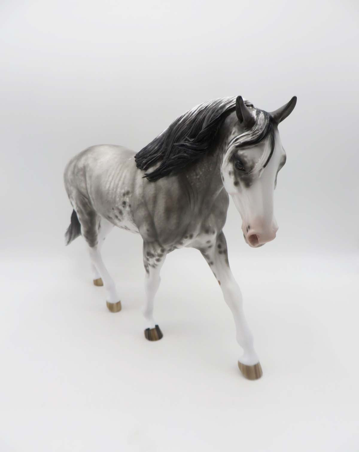 Santa Cruz - OOAK - Black Rabicano Irish Draught By Sheryl Leisure - Best Offer 4/17/23