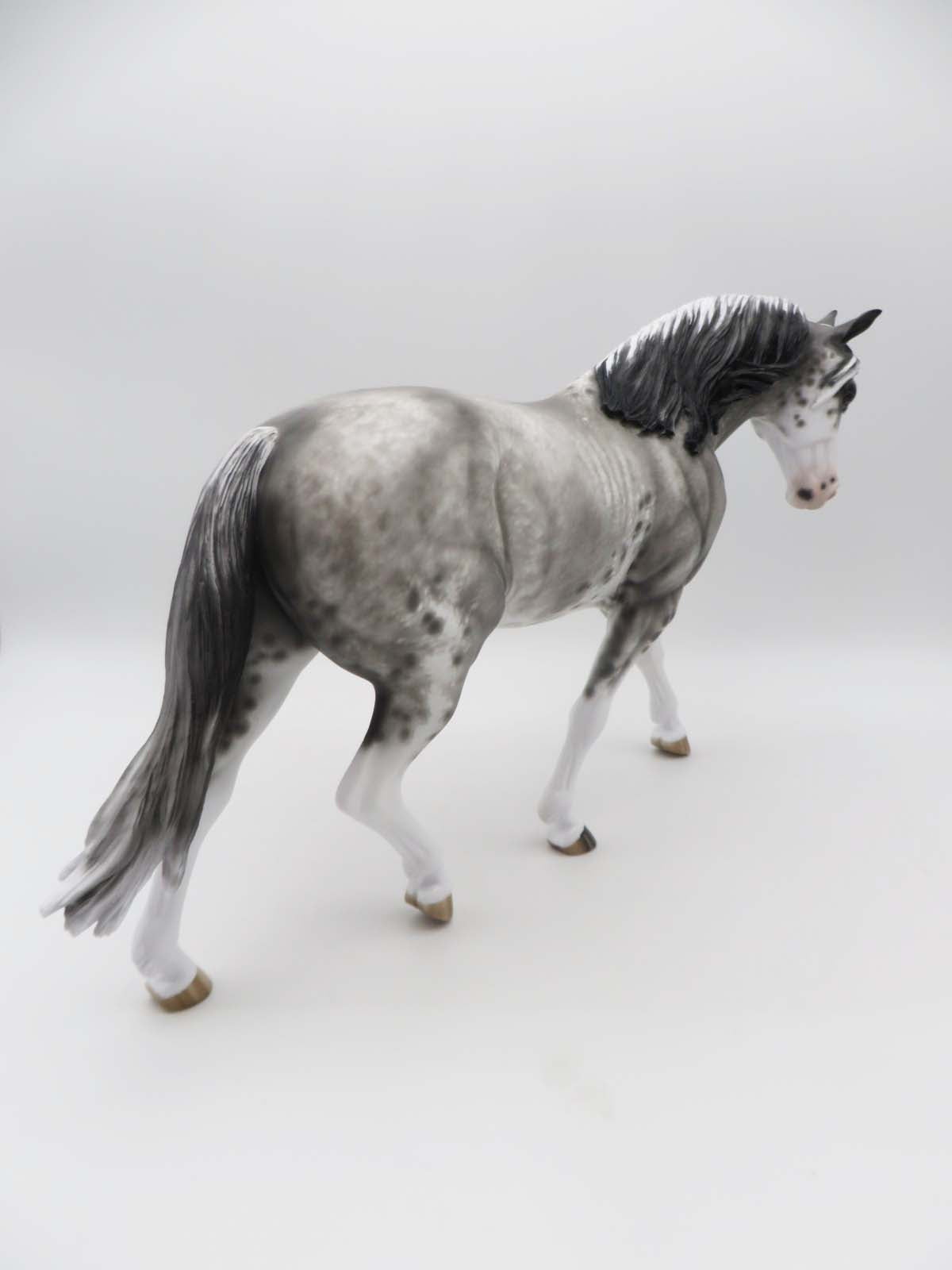 Santa Cruz - OOAK - Black Rabicano Irish Draught By Sheryl Leisure - Best Offer 4/17/23