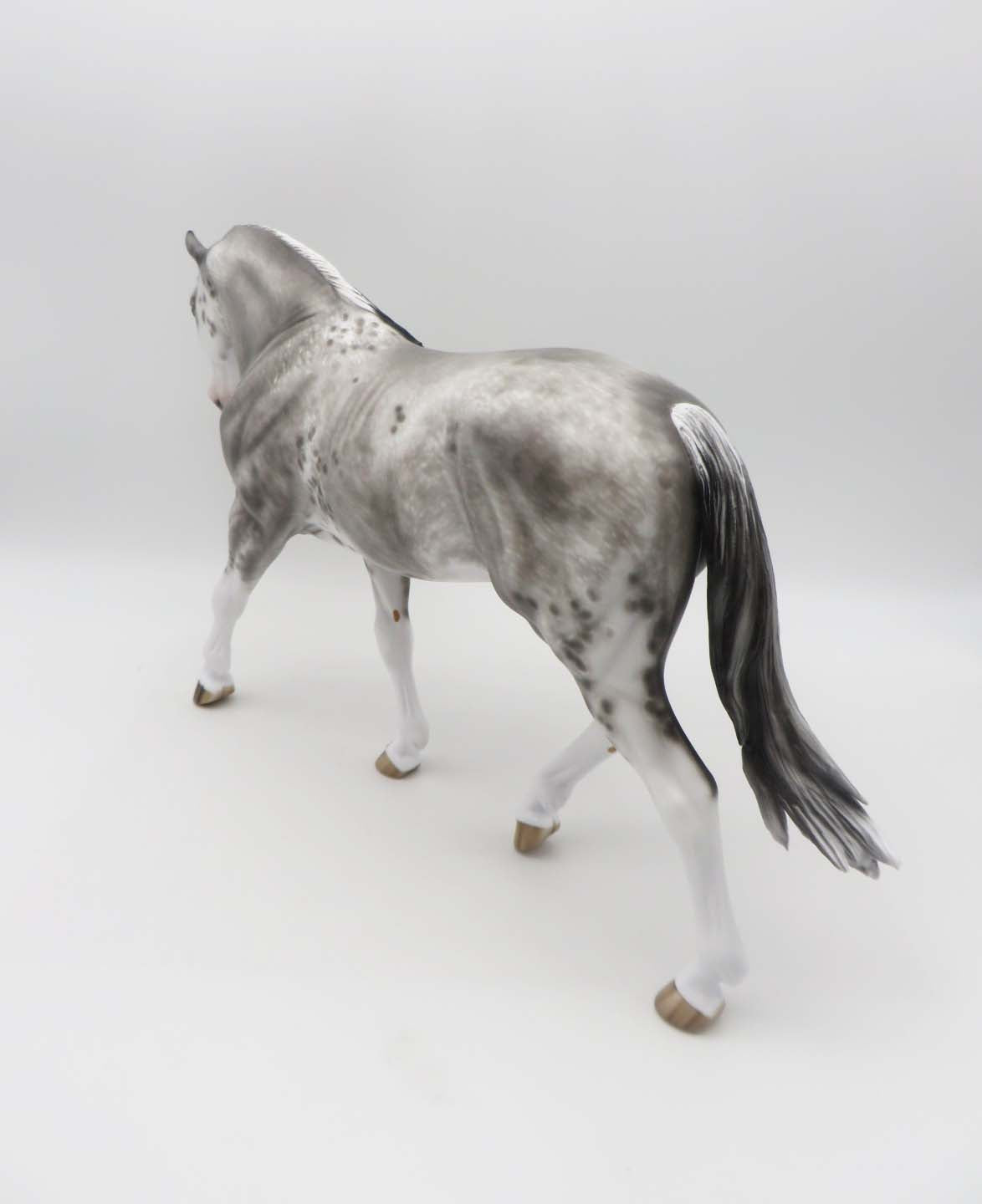 Santa Cruz - OOAK - Black Rabicano Irish Draught By Sheryl Leisure - Best Offer 4/17/23