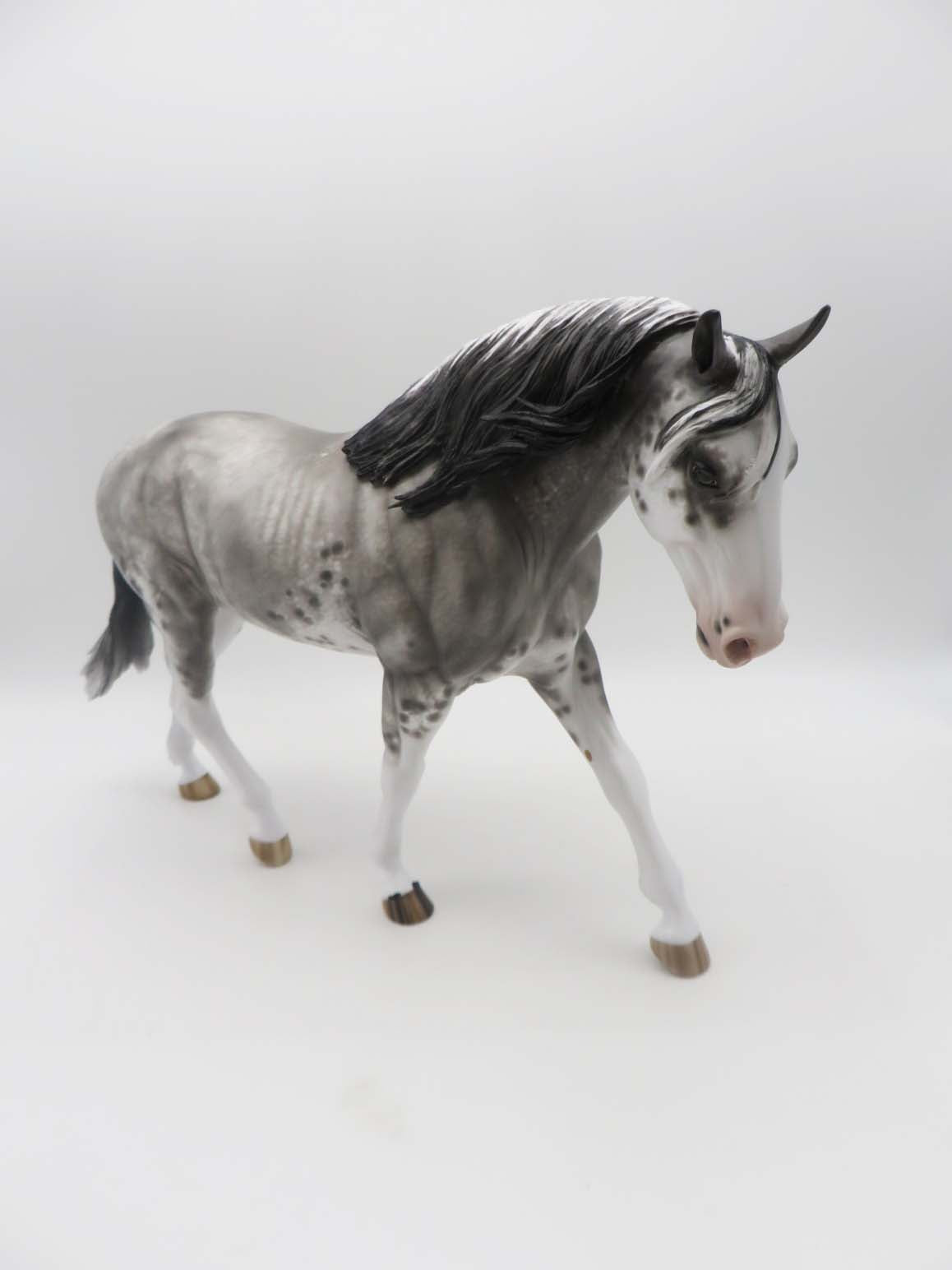 Santa Cruz - OOAK - Black Rabicano Irish Draught By Sheryl Leisure - Best Offer 4/17/23