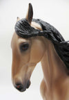 Satriani - OOAK Dapple Buckskin Andalusian By Caroline Boydston 3/17/23