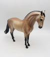 Satriani - OOAK Dapple Buckskin Andalusian By Caroline Boydston 3/17/23