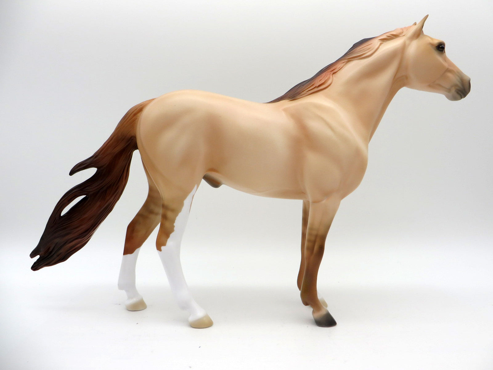 Saturn-OOAK Red Dun Mustang Painted By Ellen Robbins EQ 21
