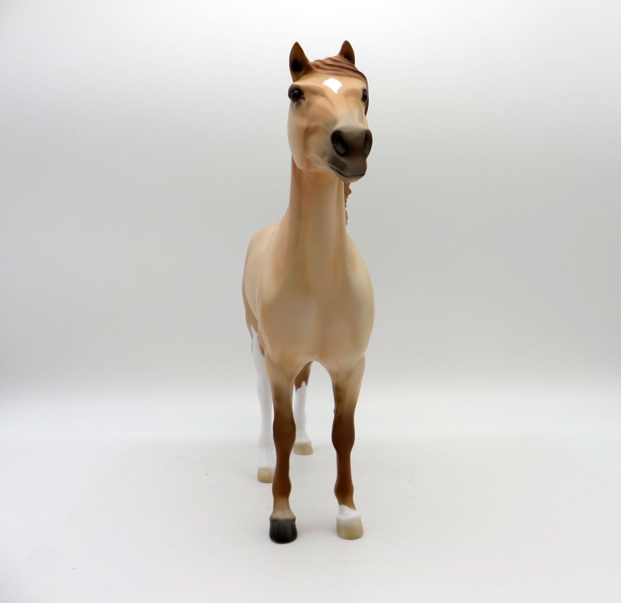 Saturn-OOAK Red Dun Mustang Painted By Ellen Robbins EQ 21