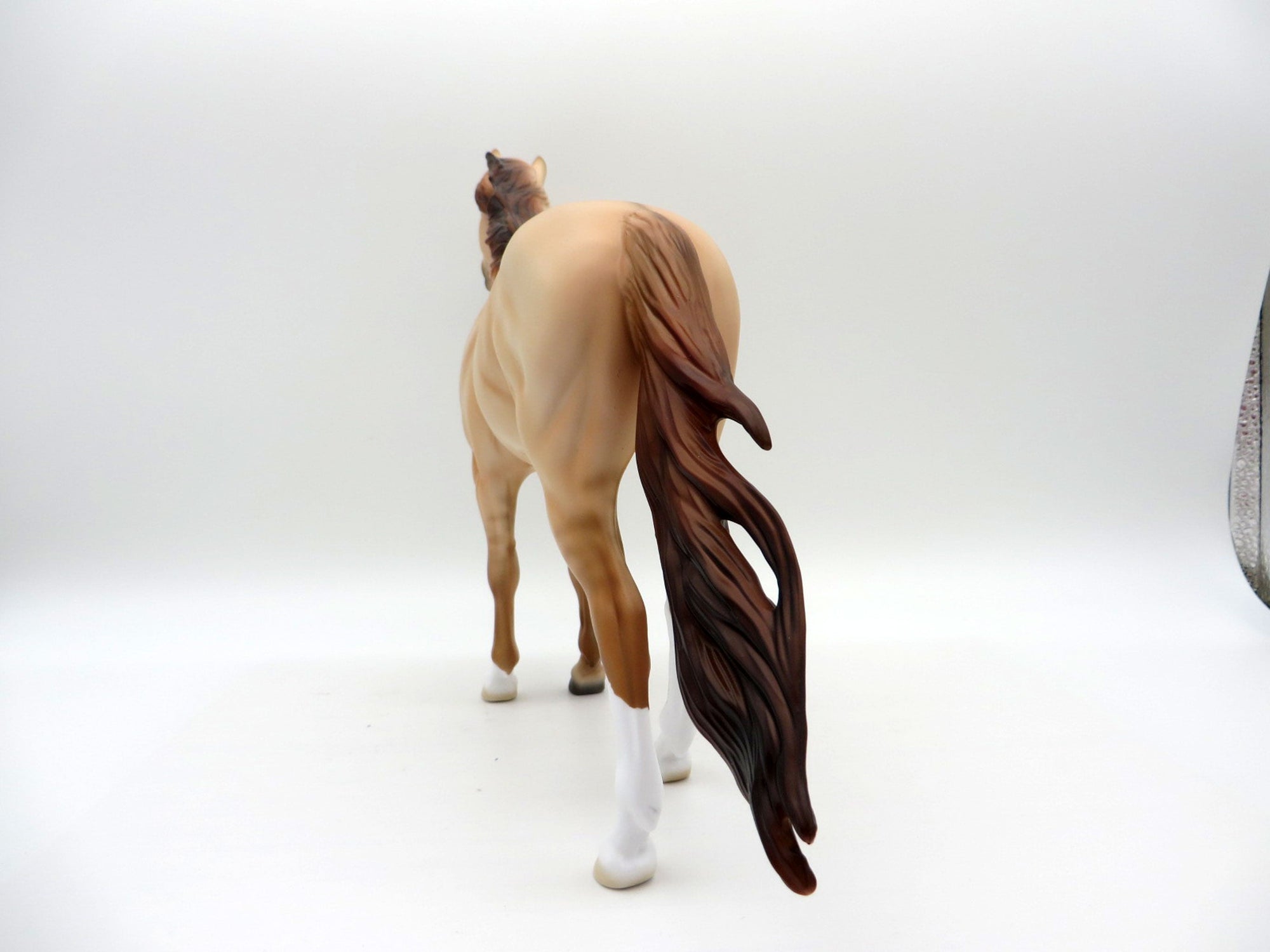 Saturn-OOAK Red Dun Mustang Painted By Ellen Robbins EQ 21