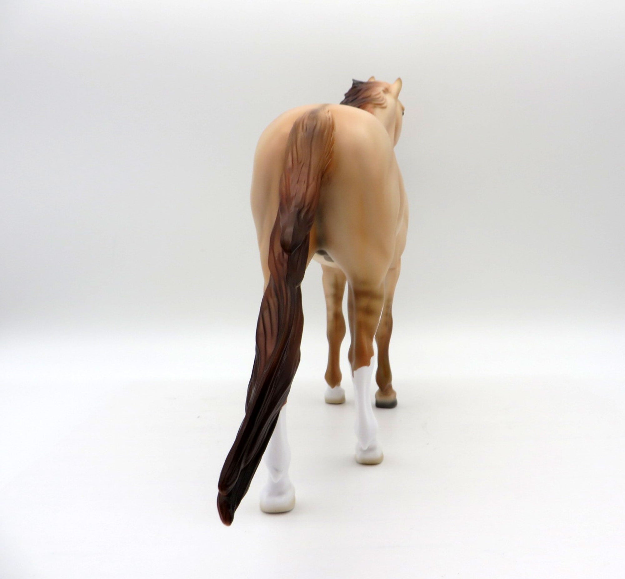 Saturn-OOAK Red Dun Mustang Painted By Ellen Robbins EQ 21