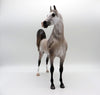 Sausalito-OOAK Dapple Rose Grey Arabian Painted by Caroline Boydston 10/18/21