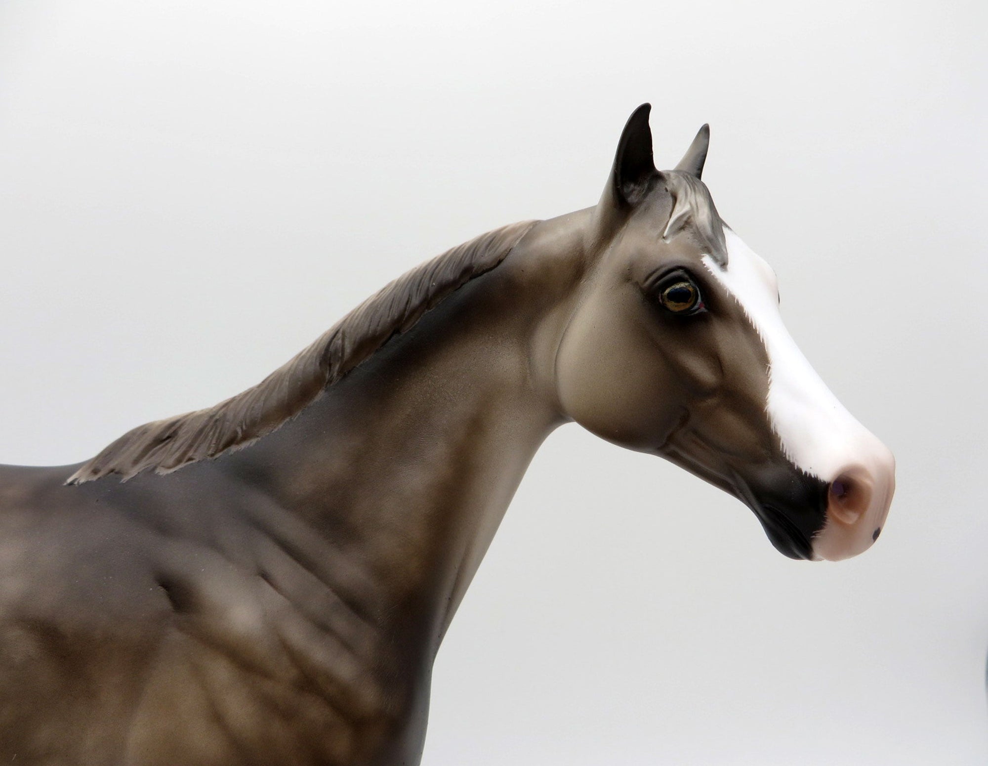 Sea and Sand OOAK Dapple Buckskin ISH  Painted By Sheryl Leisure EQ 21