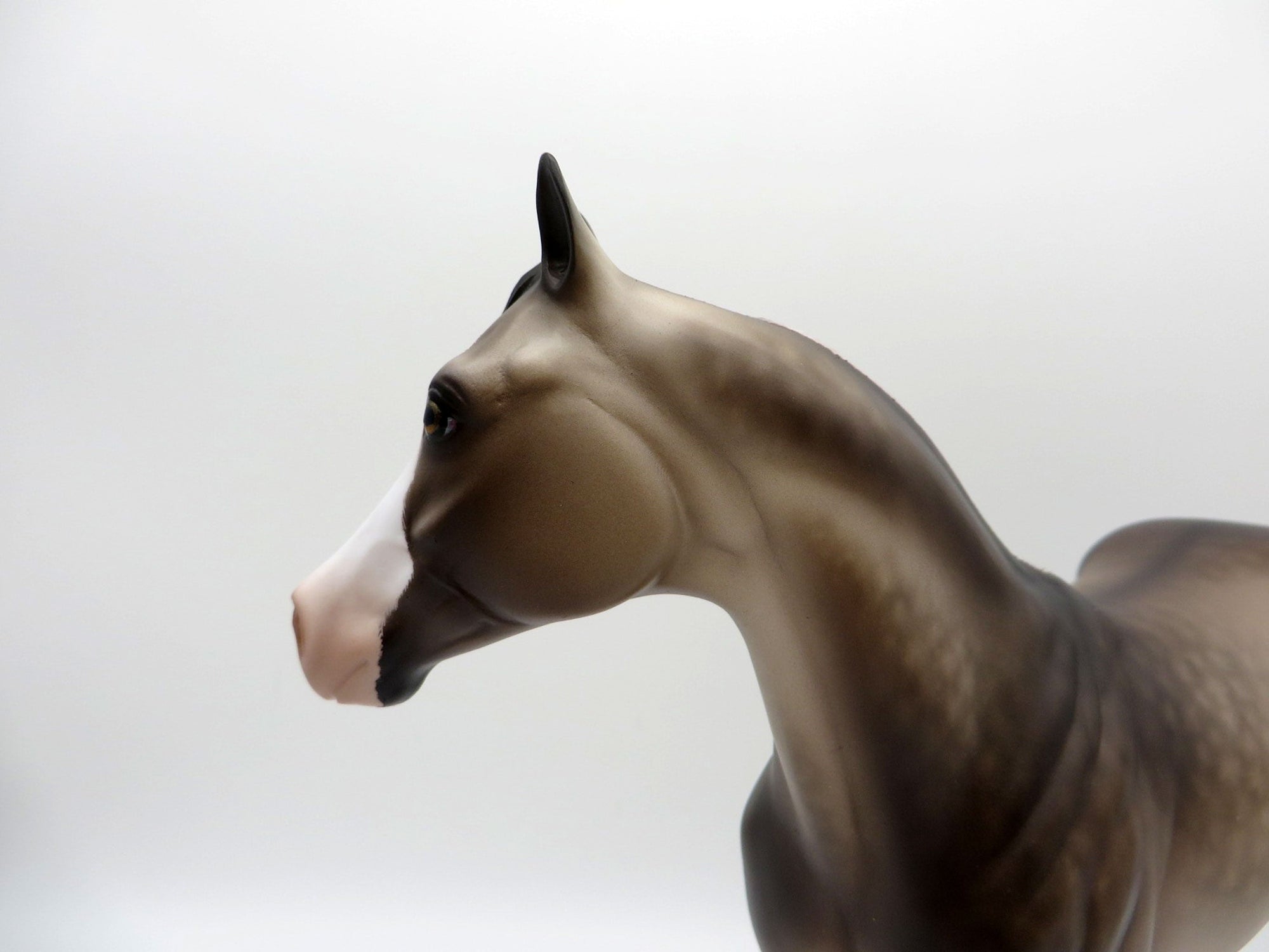 Sea and Sand OOAK Dapple Buckskin ISH  Painted By Sheryl Leisure EQ 21