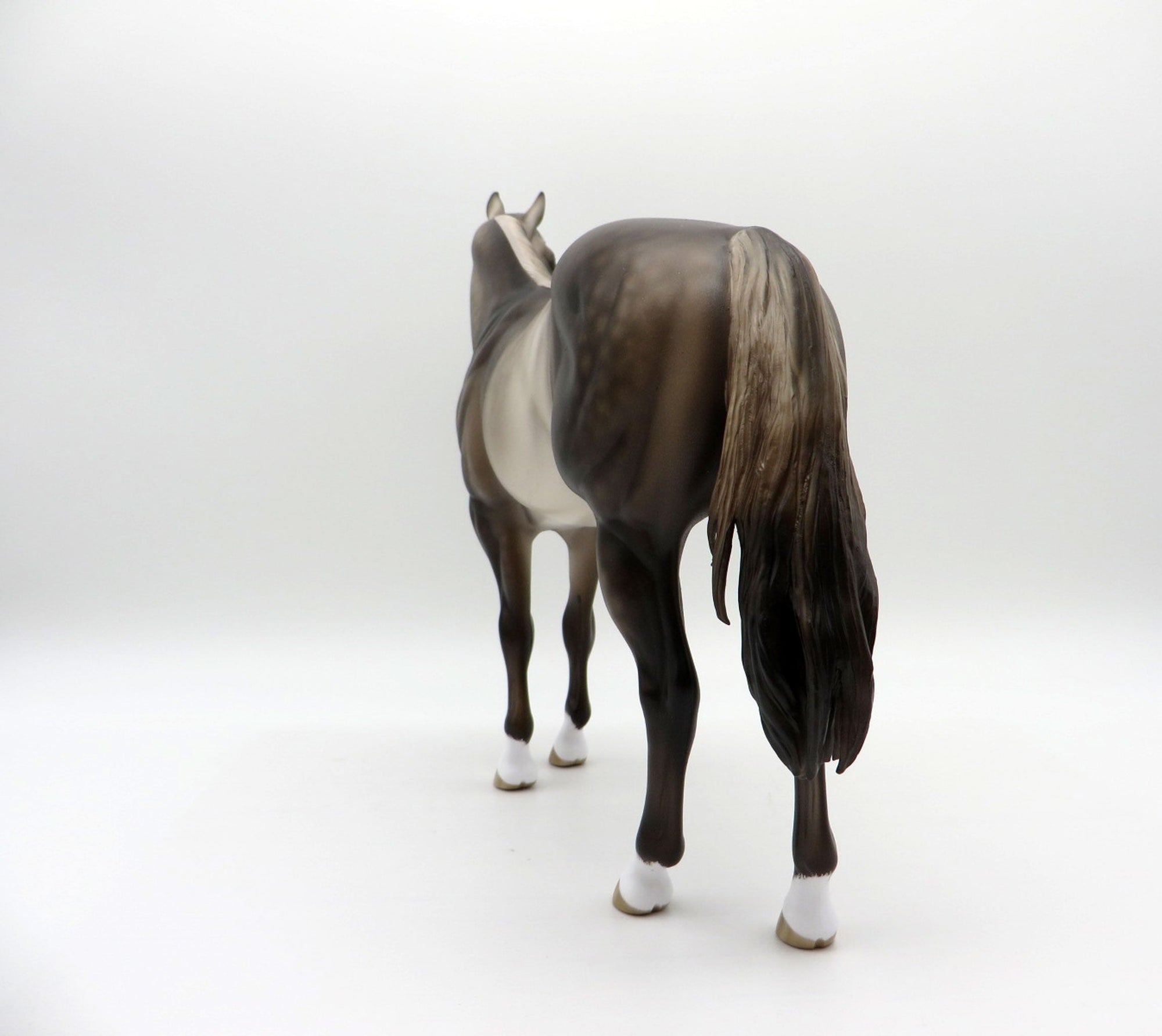 Sea and Sand OOAK Dapple Buckskin ISH  Painted By Sheryl Leisure EQ 21