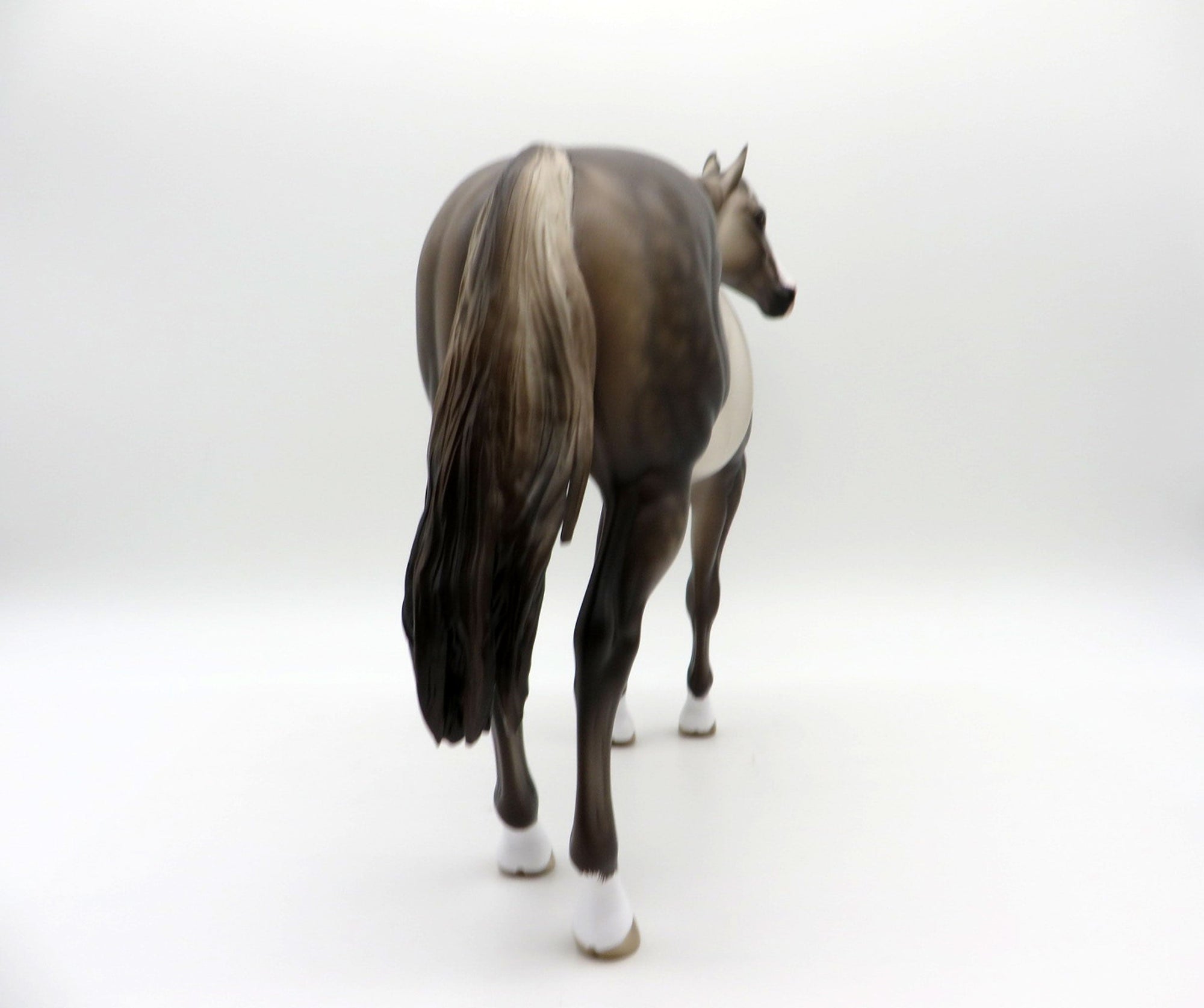 Sea and Sand OOAK Dapple Buckskin ISH  Painted By Sheryl Leisure EQ 21