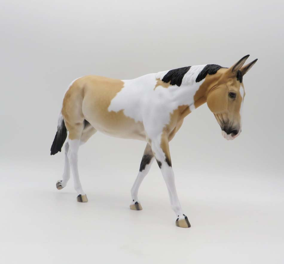 Sealed With A Kiss- OOAK - Dappled Buckskin Mule By Ellen Robbins - Best Offers 2/20/23