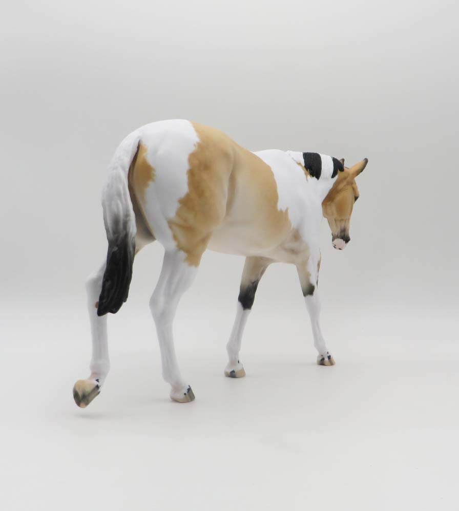 Sealed With A Kiss- OOAK - Dappled Buckskin Mule By Ellen Robbins - Best Offers 2/20/23